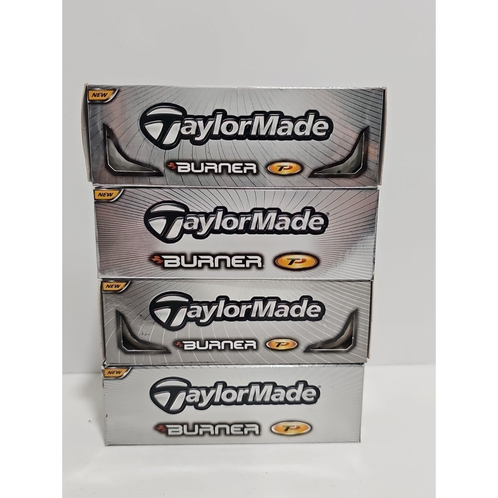 TaylorMade Burner W LDP Golf Balls 4 Packs 12 Balls Total‎ New Open Box